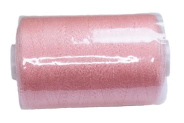 Polyester sewing thread in pink 1000 m 1093,61 yard 40/2